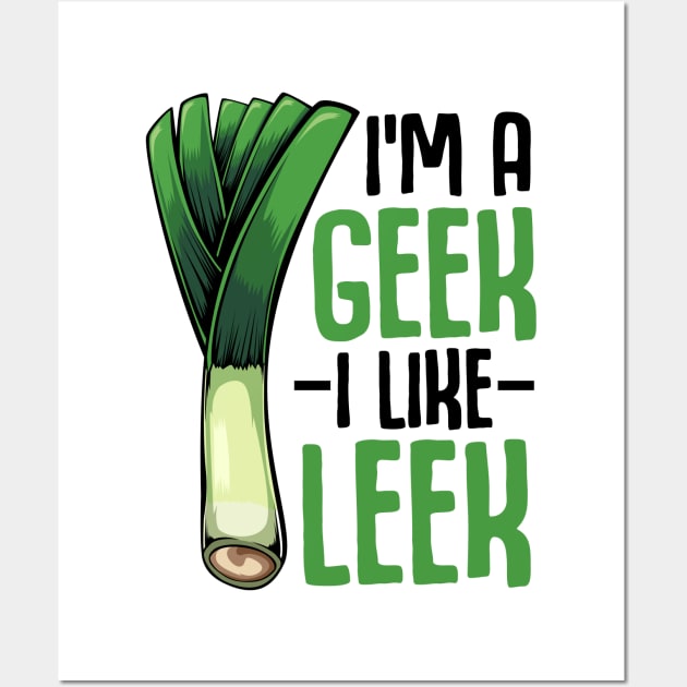 Leek Vegan Wall Art by Lumio Gifts